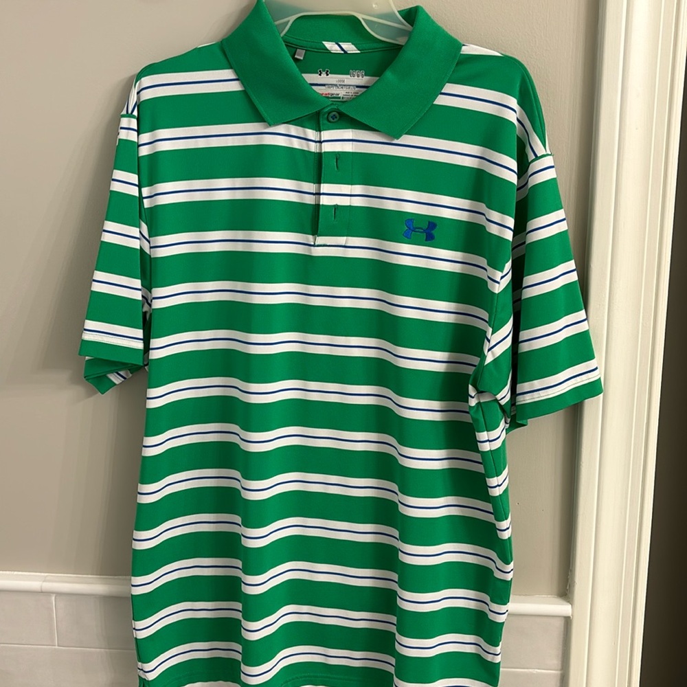 Men’s Large Under Armour performance polo EUC